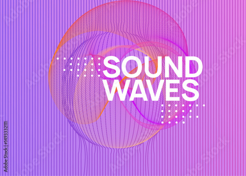 Dj Set. Violet Discotheque Background. Dance Festival Template. Trance Cover. Soundwave Radio Illustration. Night Club Poster. Green Fest Event. Blue Dj Set