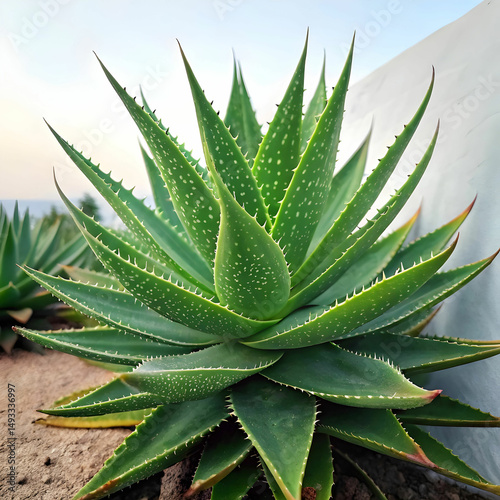 beautiful aloe vera plant