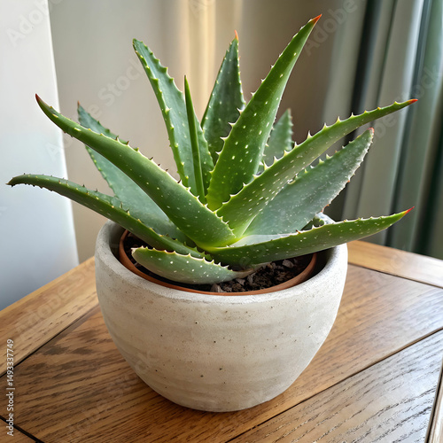beautiful aloe vera plant