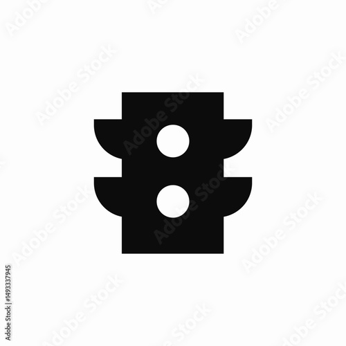 traffic light icon sign vector