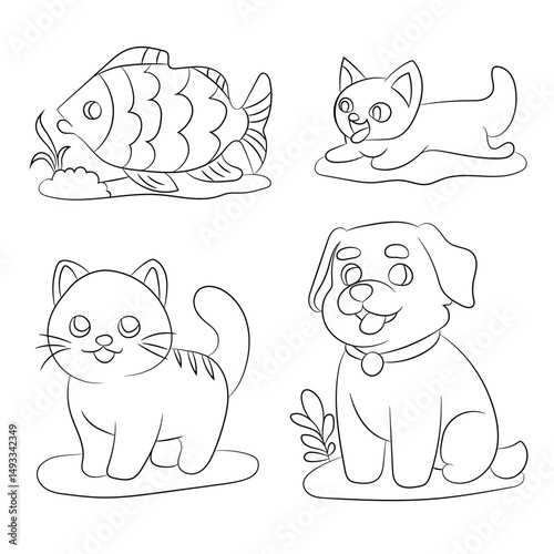 animal character homeless