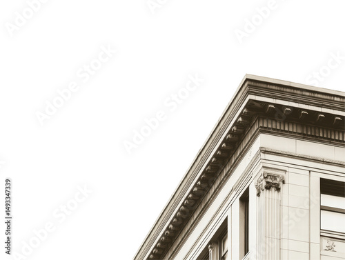 Isolated Corner of Old Building
