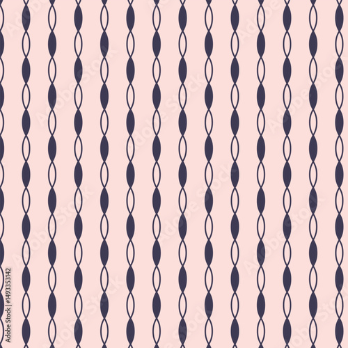 Ticking stripes seamless vector pattern
