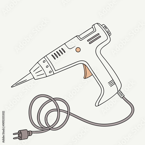 Electric glue gun with cord crafts tool hot melt adhesive