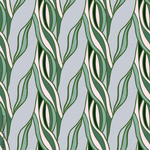 Seamless pattern with a simple abstract drawing. Vector illustration.