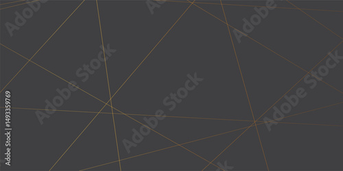 Luxury premium shiny golden lines on dark background. Geometric luxury golden banner, template, t-shirt design. Vector, illustration