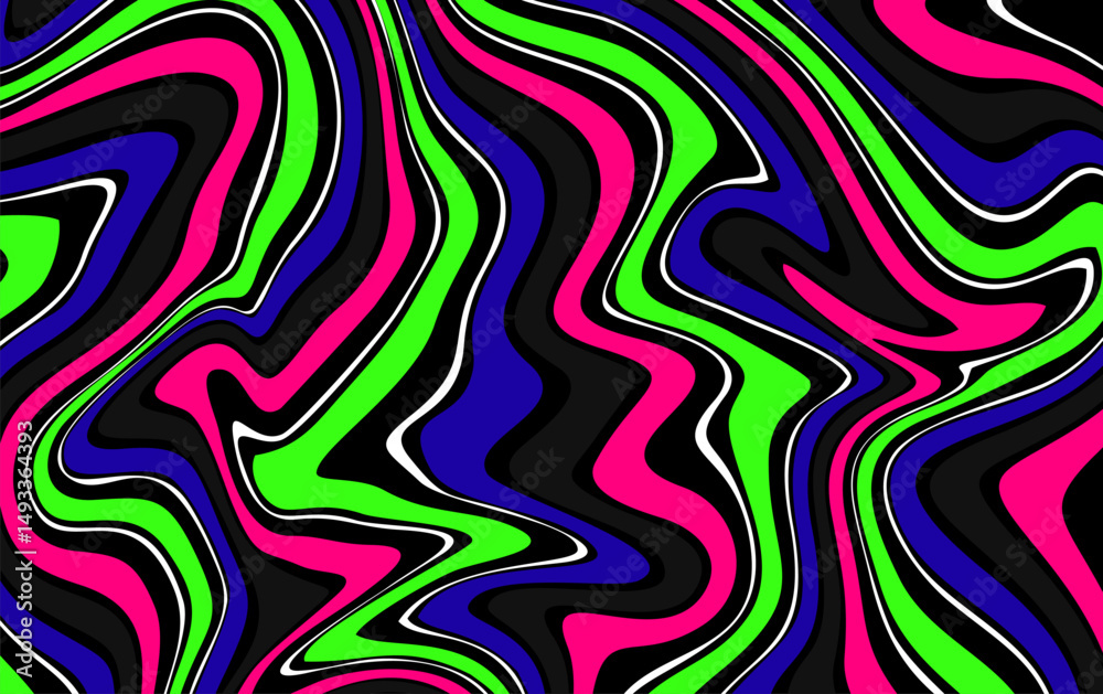 Obraz premium Galactic Tech color combination liquid pattern background 