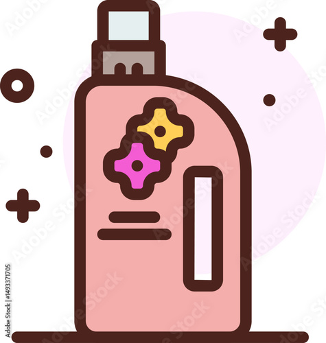 softener illustration on a white background         