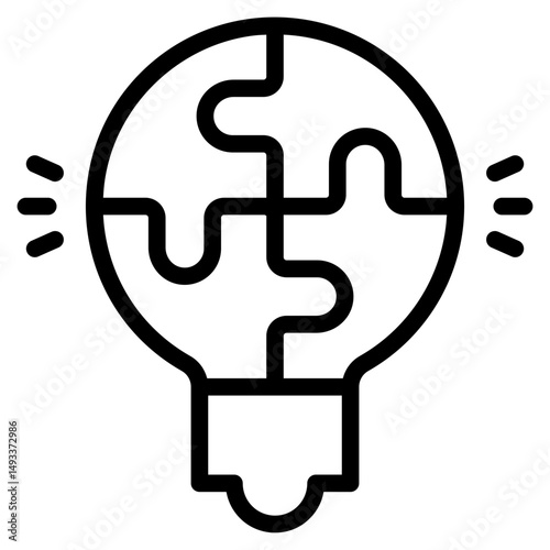 Problem solving icon vector illustration