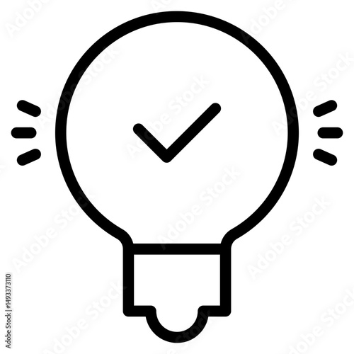 Idea icon vector illustration