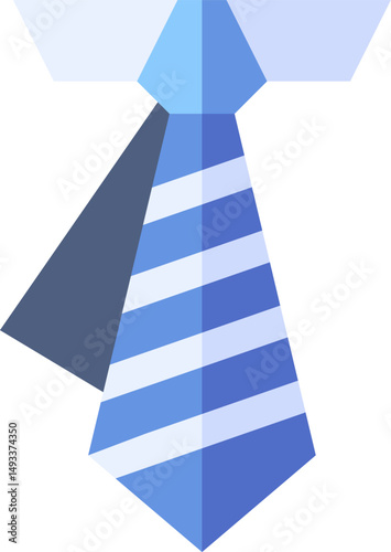 tie illustration on a white background        