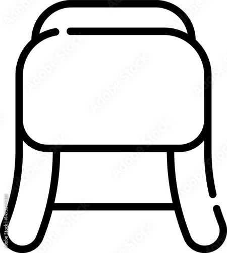 ushanka illustration on a white background        