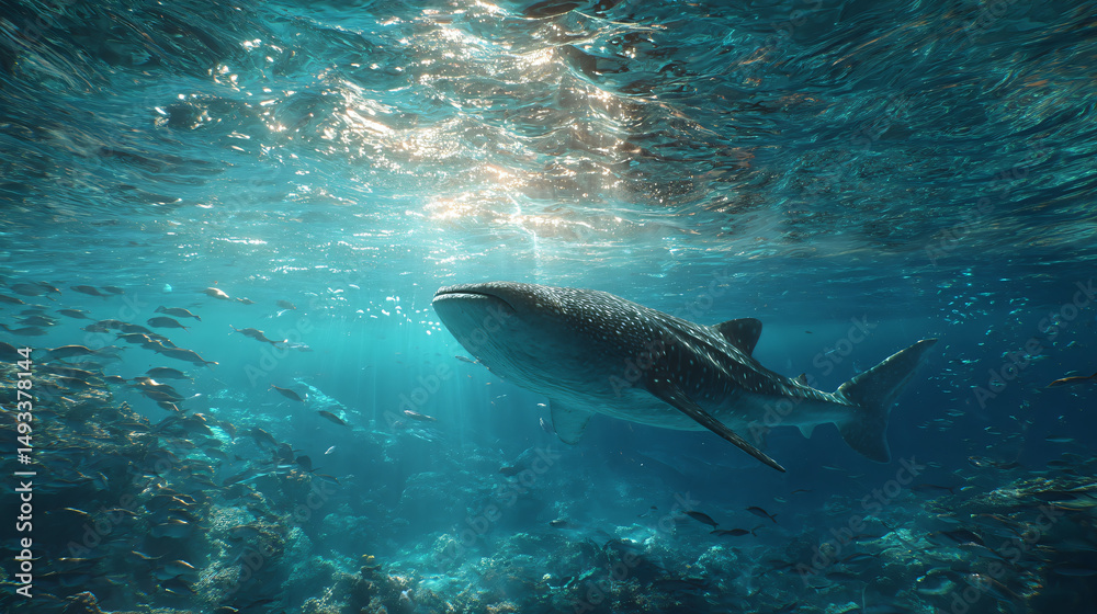 Fototapeta premium marine animals in