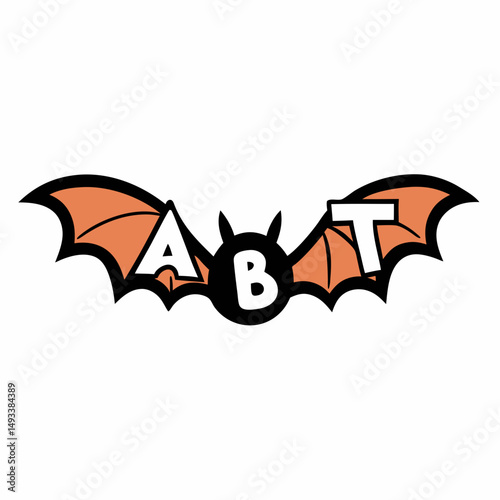 vector illustration of a bat
