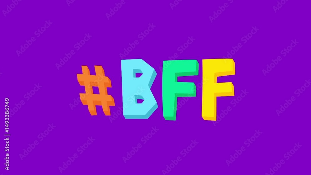 bff animation on chrome key bff animation on chrome key