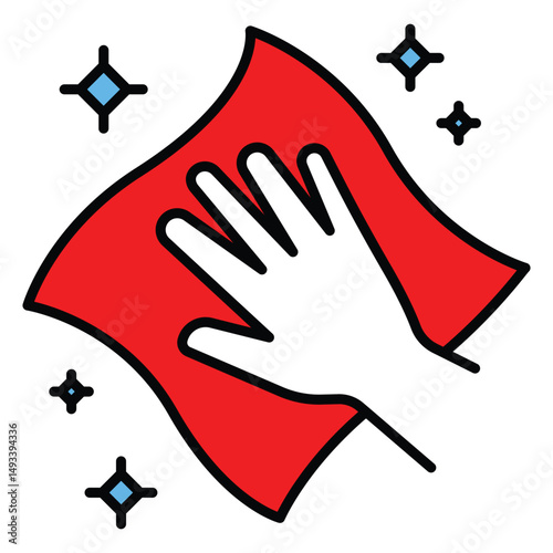 Cleaning Vector Icon For Home And Office Hygiene