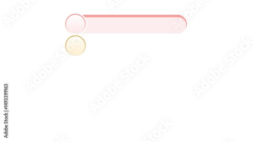 animated 5 steps circle infographic template. animation footage video isolated on white background 
 with alpha channel(transparent).