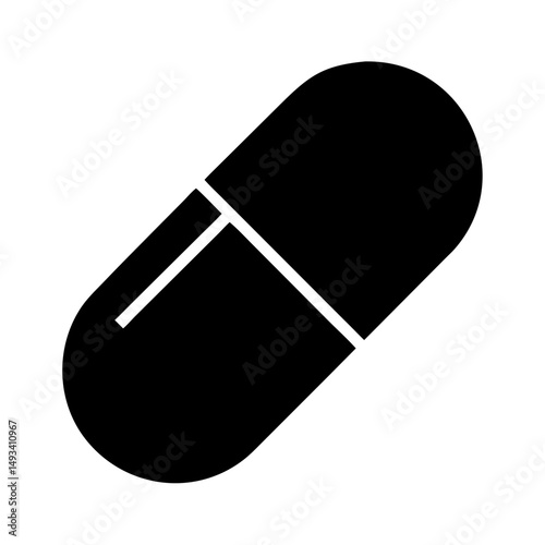 Pill Capsule Silhouette Medicine
