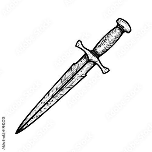 dagger – vector illustration