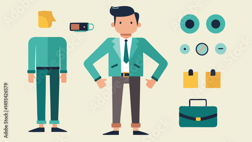 Female Nurse Pack with Five Scrub Color Variations