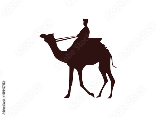 vector silhouettes of camel isolated over white background.arab man and camel ready to edit silhouettes vector pack of arabic man riding camel