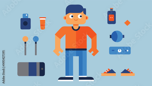 Female Travel Nurse with Luggage and Passport