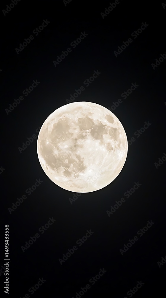 Obraz premium 満月の囁き (Mangetsu no Sasayaki)