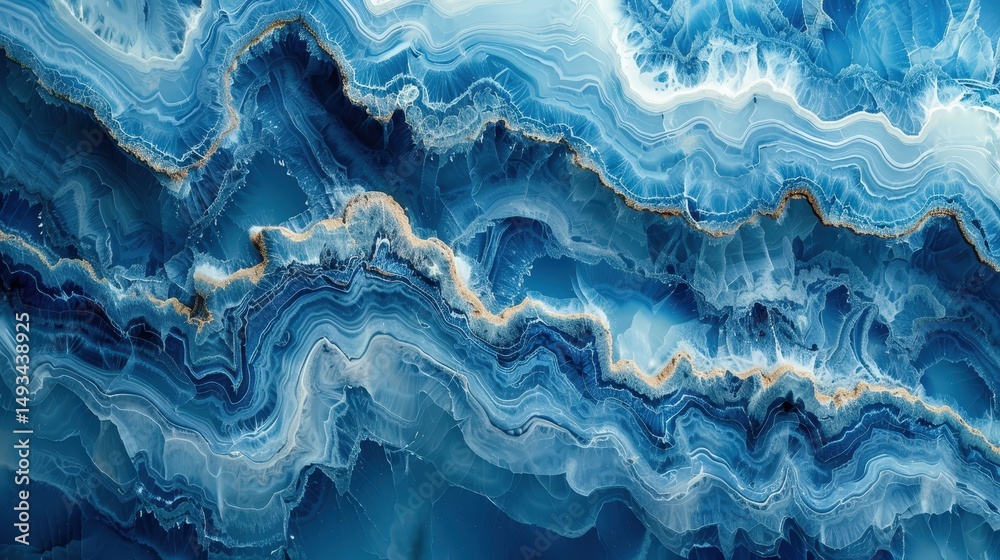 Soothing Blue Marble Texture Wavy Pattern Background Image Soothing Blue Marble Texture Wavy Pattern Background Image