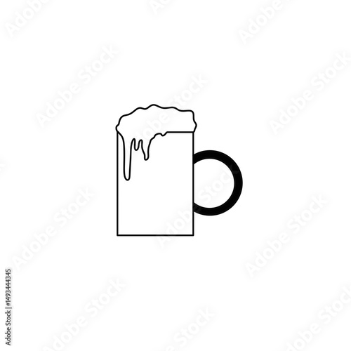 mug of beer icon k