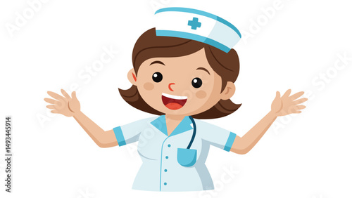 Nurse Caring for Elderly with Supportive Posture