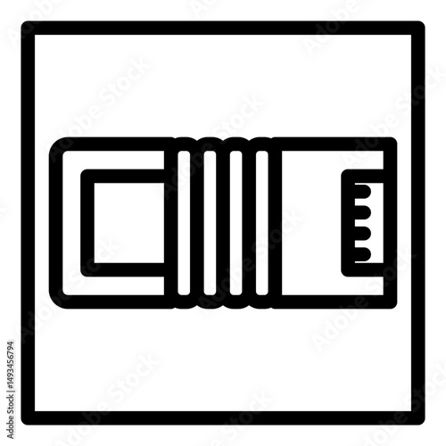 accordion line icon