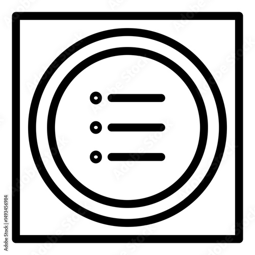 playlist line icon