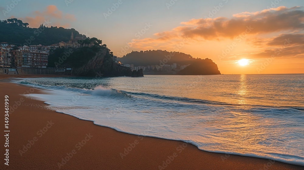 Obraz premium sunset on the beach