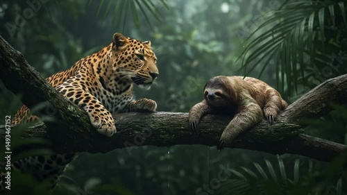 Leopard & Sloth