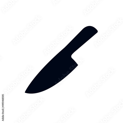kitchen knife chef steel blade vector emoji illustration symbol sign icon