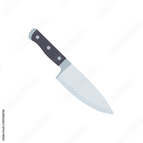 kitchen knife chef steel blade vector emoji illustration symbol sign icon