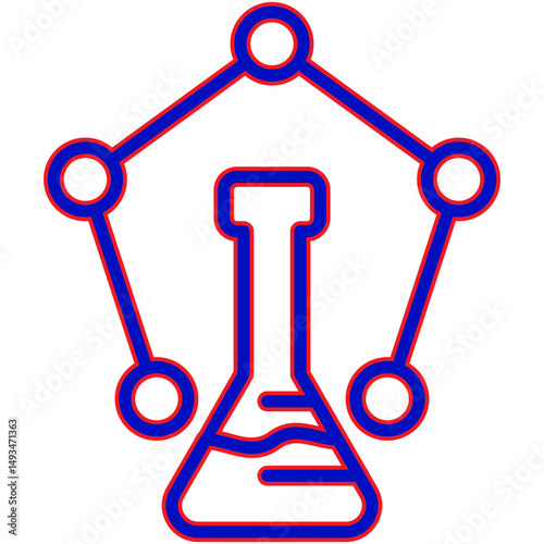 Formulate Blue Line Icon