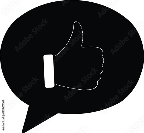 thumb up icon vector
