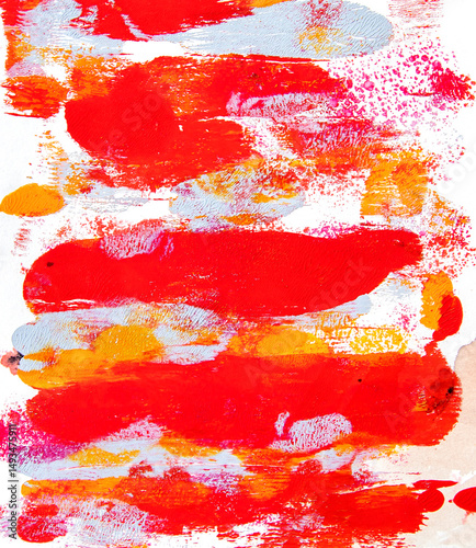 abstract acrylic texture with stencil elements