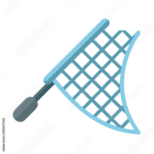 Blue fishing net on black background illustration vector art