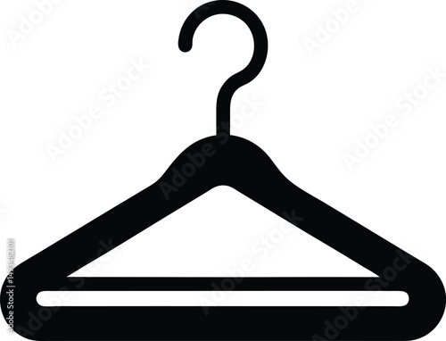 coat hanger isolated on white