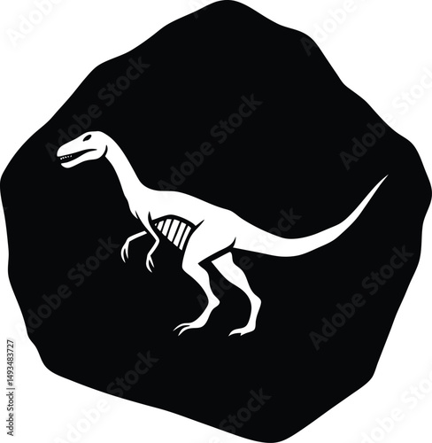 tyrannosaurus rex dinosaur vector illustration
