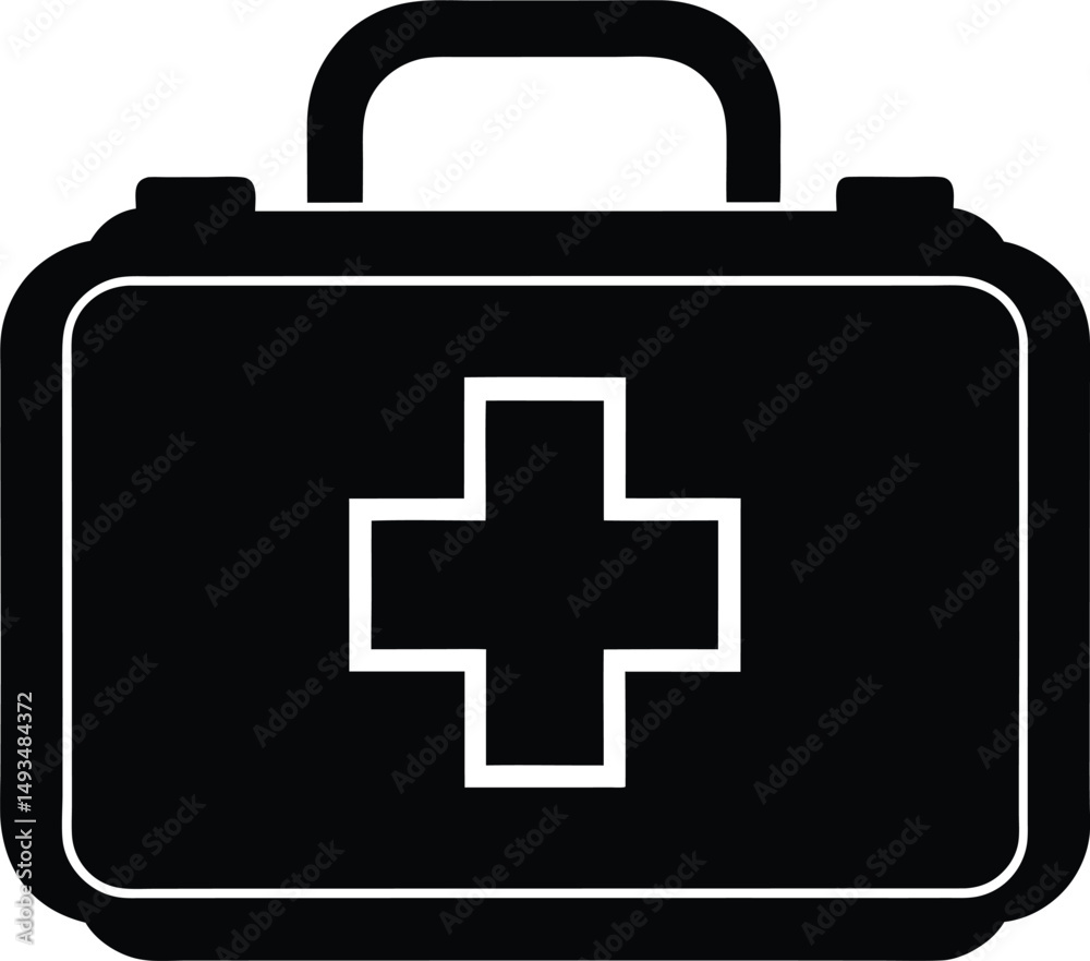 Obraz premium first aid kit icon
