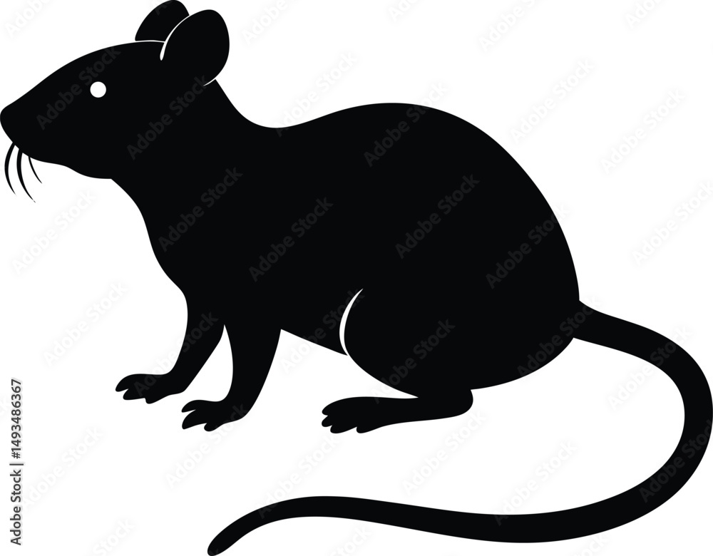 Obraz premium vector illustration of a mouse