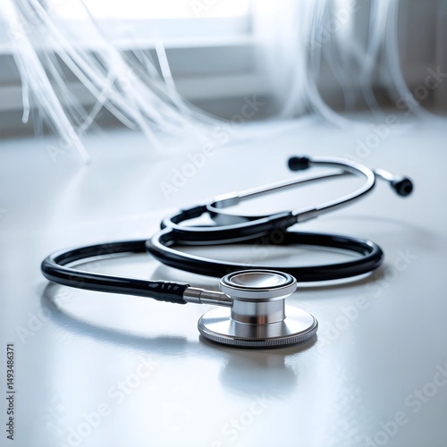 High Quality Professional Dual Head Stethoscope for Doctors Nurses and Medical Students Black Tubing and Stainless Steel Chest Piece Ideal for Medical Diagnostics and Healthcare Use