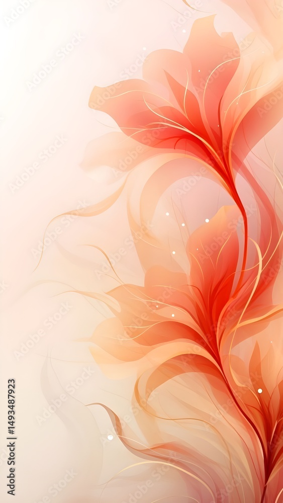 abstract floral background abstract floral background