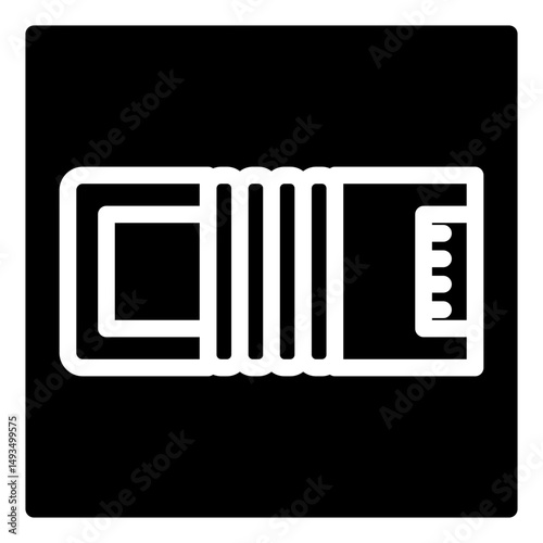 accordion glyph icon