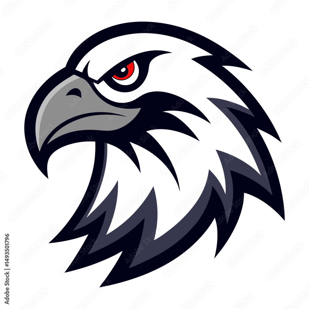 Obraz premium Condor head mascot logo design vector