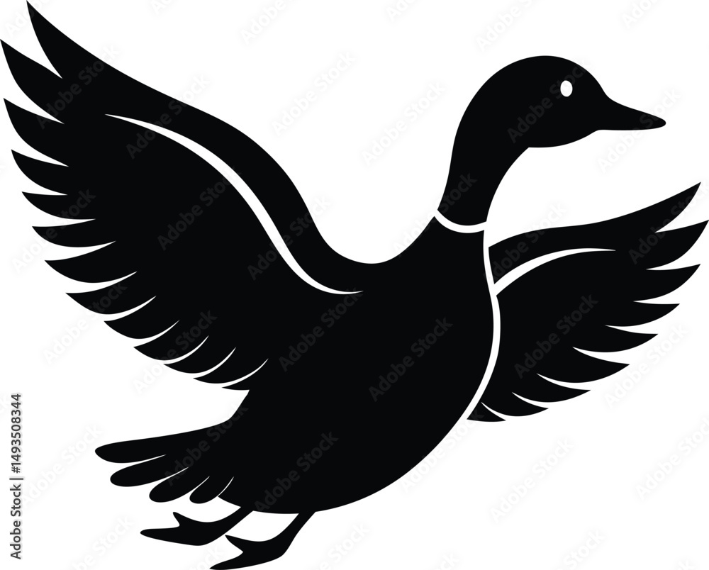 Fototapeta premium duck vector illustration