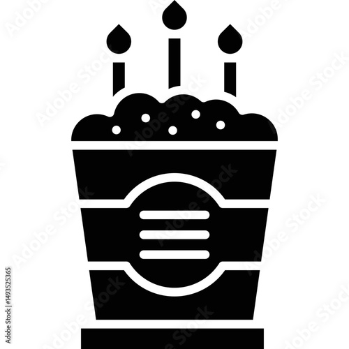 Cupcake Icon Vector Element